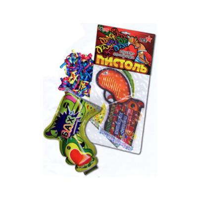 Пистоль Надувная хлопушка купить в Дальнереченске | dalnerechensk.salutsklad.ru