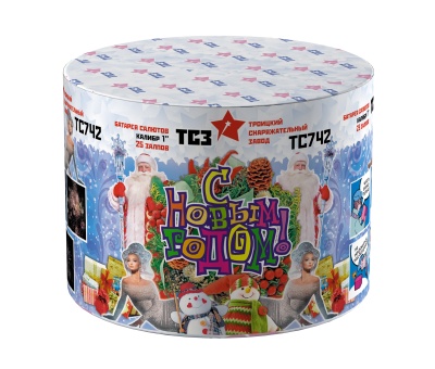 С Новым годом! 25 Салют купить в Дальнереченске | dalnerechensk.salutsklad.ru